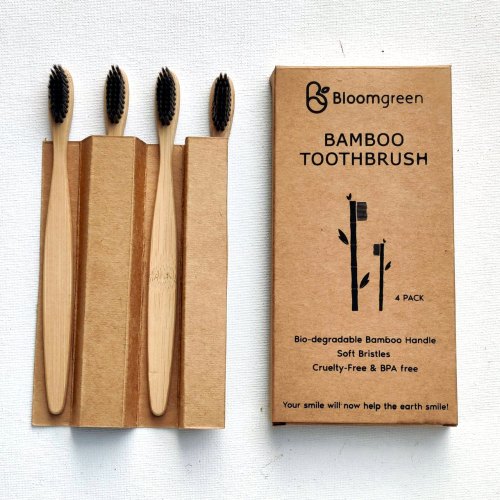 Bloomgreen Bamboo Toothbrush, Age Group : 8-70
