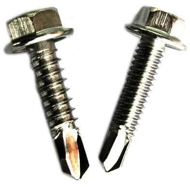 Steel Self Drilling Screws, Color : Silver