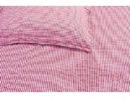 Cotton Checkered Bed Sheet, For Home, Hotel, Feature : Anti Shrink, Anti Wrinkle