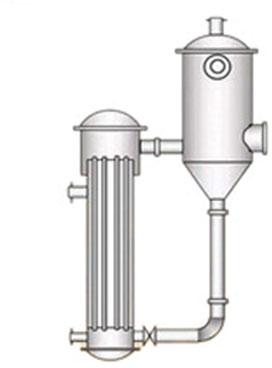 Polished Aluminum Rising Film Evaporator, For Industrial, Voltage : 220V