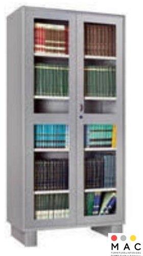 Steel Coated Mac Gray Book Cabinet, Style : Modern