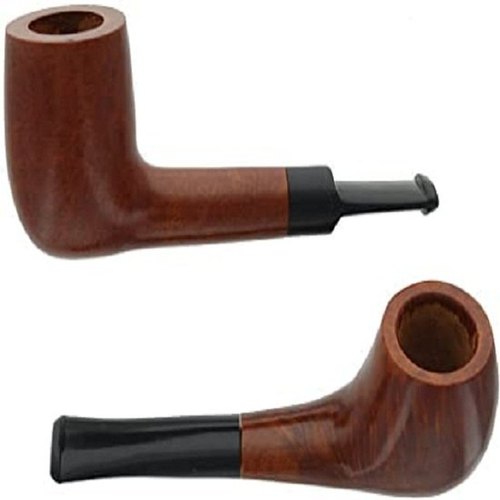 50 Wooden Cigar Pipe, Color : Brown