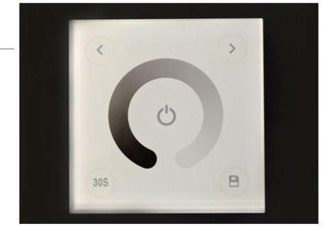 ABS Plastic Electronic Switch Dimmer, Color : White