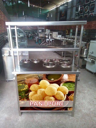 Bigbery Stainless Steel Chat Display Counter