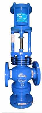 Pneumatic Open Cylinder Control Valve, For Steam, Thermic Oil, Water, Chemicals, Size : DN15 To DN200