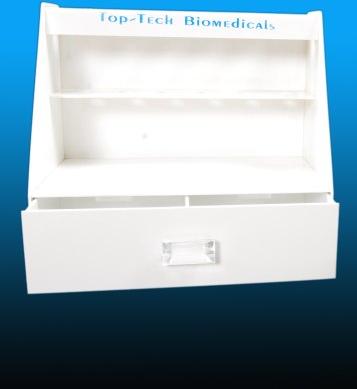  Acralic Micropipette Stand, Color : White for Chemical Laboratory
