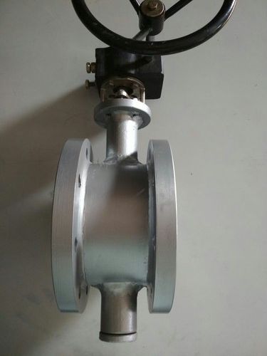 Grey Cast Iron Double Flanged Butterfly Valve, For Gas Fitting, Water Fitting, Size : 3 Inch