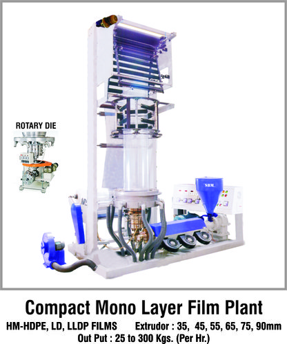 Mono Layer Blown Film Plant, Voltage : 220 - 440 V