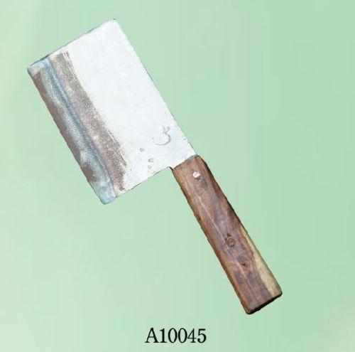 Polished Metal Wood Grip A10045 Cleaver Knife