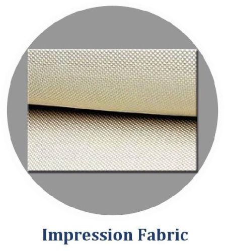 Plain Nylon Impression Fabric, Color : White