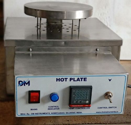 DM M.s S.s Laboratory Hot Plate, Size : 12inch, 8inch.10inch