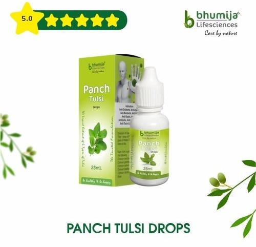 Bhumija Panch Tulsi Drop, Packaging Type : Bottle