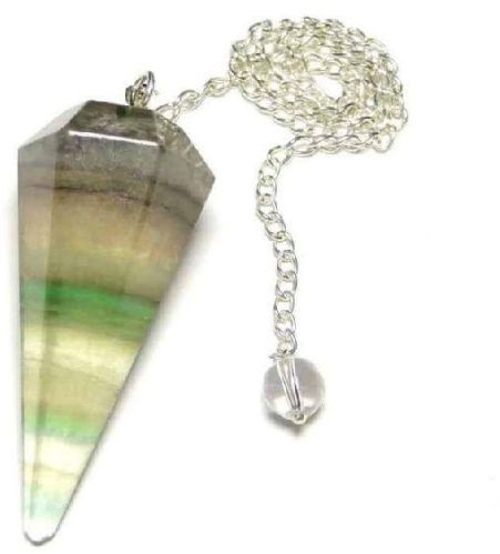 Polished Stone Sevan Chakra Pendulum, For Home, Jwellery, Feature : Attractive Design, Fine Finishing