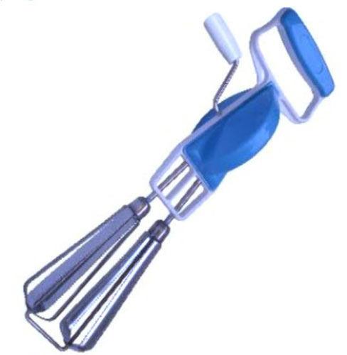 Stainless Steel Egg Beater, Color : Blue