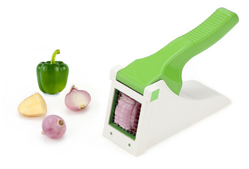 Stainless Steel Vegetable Chopper, Color : White