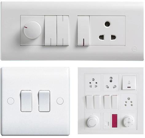 ABS Legrand Modular Switches, For General, Home, Office, Residential, Restaurants, Design : Standard