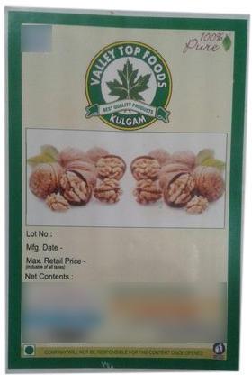 Valley Food Paper Shelled Walnut, Packaging Type : Packet