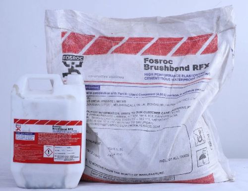 Fosroc Brushbond RFX Elastomeric Cementitious Coating, For Waterproof, Form : Powder