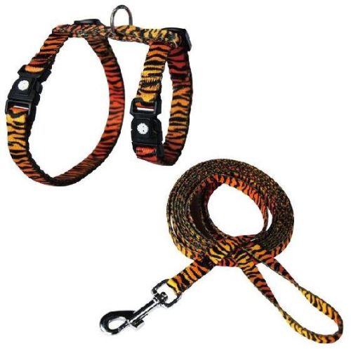 Nylon Webbing Cat Harness With Leash