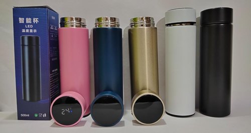 Stainless Steel Temperature Water Bottle, Capacity : 500ml