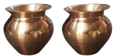 Polished Copper Lota, Color : Golden