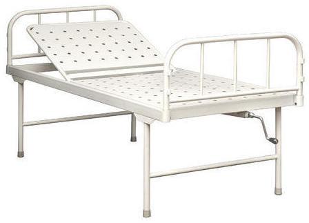 Rectangular Polished Stainless Steel Semi Fowler Bed, For Hospital, Size : 3.5x7feet, 3x6feet