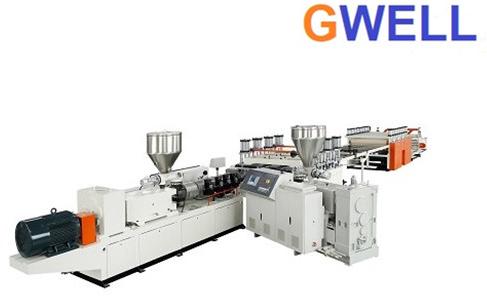 Electric Automatic WPC Floor Production Machine, Brand Name : GWELL