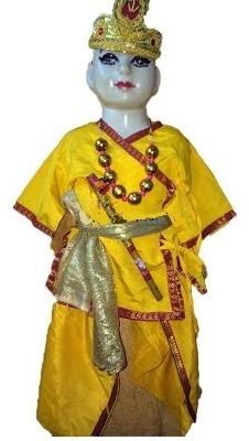 Synthetic Krishna Fancy Dress Costume, Size : All Sizes