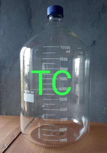 Glass Polished Reagent Bottle, For Chemical, Pattern : Printed