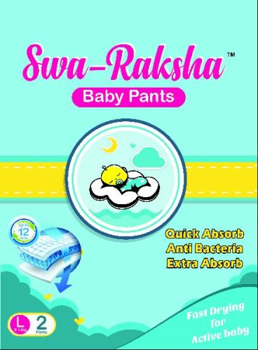 Swa-Raksha Microfiber Large Size Baby Diaper, Diaper Type : Pant Style