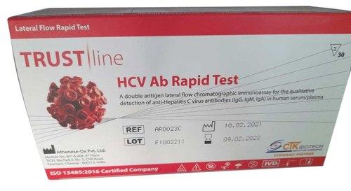 Trust Line HCV AB Rapid Kit, Packaging Type : Box