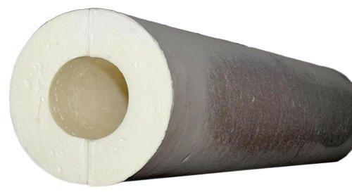 Round Polished PUF Pipe Section, Color : White, Grey   