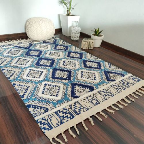 Asham Rectangular Artisan Rugs, For Home, Hotel, Restaurant, Size : 9x10feet