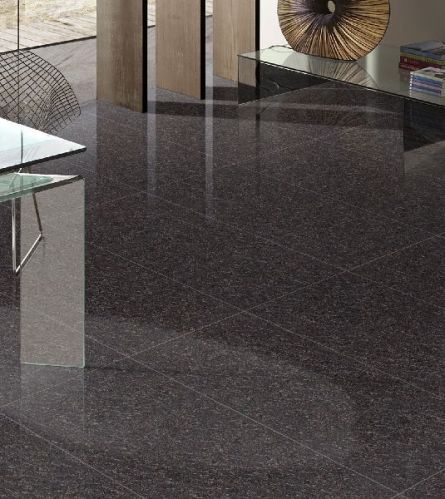 Vox Black Double Charged Vitrified Tiles, For Flooring, Size : 600x1200mm