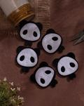 Cotton Panda Felt Handmade Patch, Size : Width 50 MM