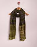 Stripes Handwoven Premium Tussar Silk By Wool Stole