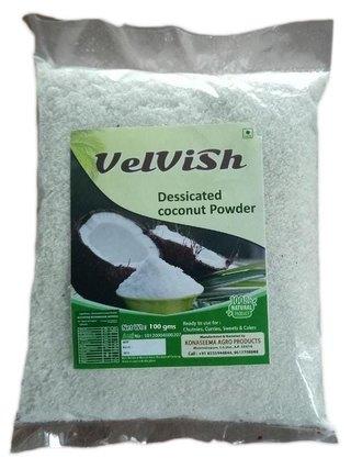 Velvish 100gm Desiccated Coconut Powder, Packaging Type : Packet