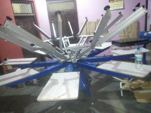 Round Screen Printing Press Machine, Power : 2 Kw