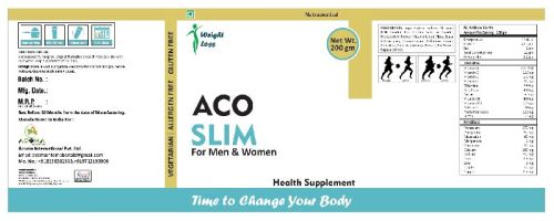 ACO Slim Health Supplement, Form : Powder