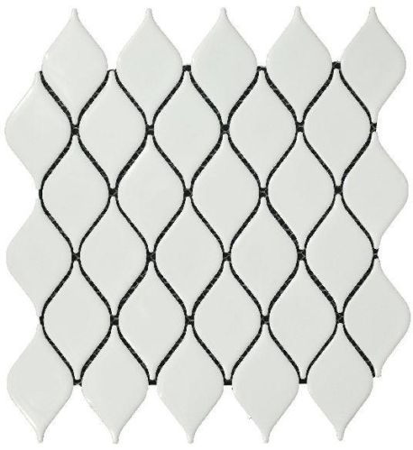 Eye Glossy White Mosaic Tiles, Packaging Type : Carton Box