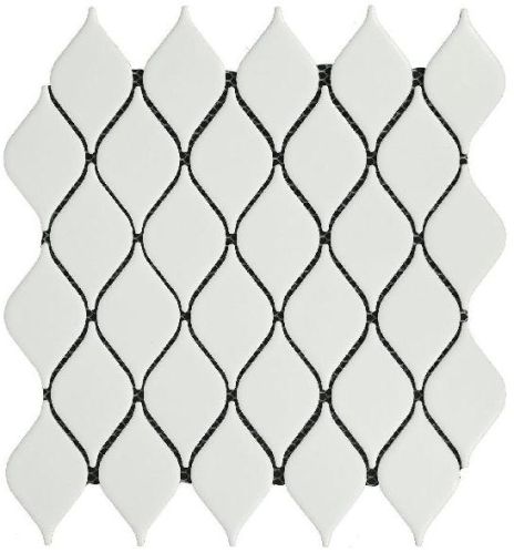 Eye Matt White Mosaic Tiles, Packaging Type : Carton Box