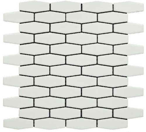 Stretch Hexagon Matt White Mosaic Tiles, Packaging Type : Carton Box