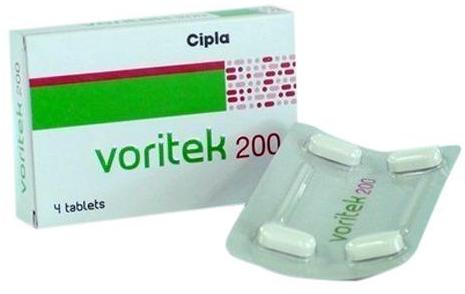 Voritek 200mg Tablets, Packaging Size : 4 Tablets/strip