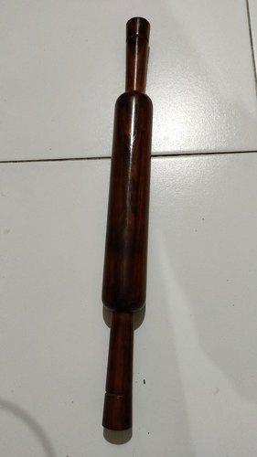 Tamanna Handicrafts Polished Sheesham Wood Rolling Pin, For Kitchen, Length : 14 Inch