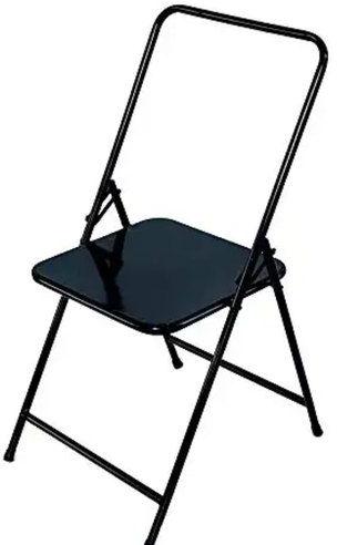 Plain Stainless Steel Yoga Chair Without Cushion, Size : Standard