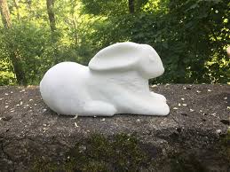 Marble Rabbit Statue, Style Type : Contemporary