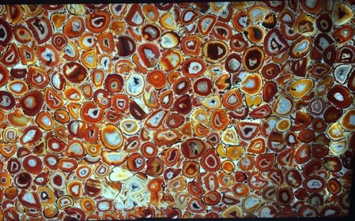 Pickling Red Translucent Agate Slab, Size : Multisizes