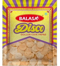 Balasa Round Disco Papad