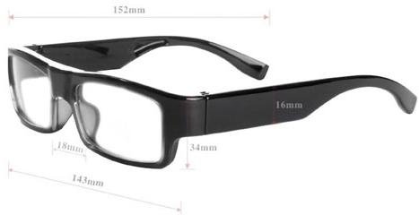 EYEWEAR GLASS HIDDEN CAMERA HD