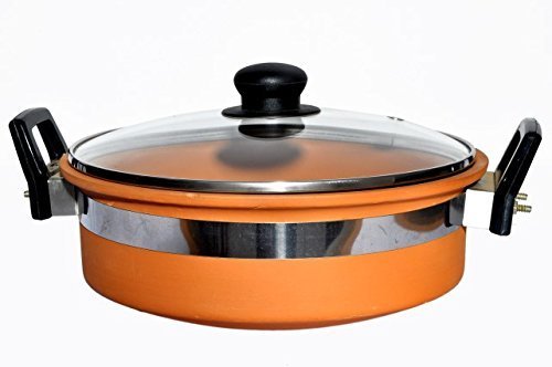 Clay Kadai With Glass Lid, Feature : Eco Friendly, Eco-Friendly, Moisture Proof, Supreme Finish